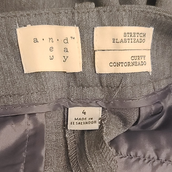 2/$30 ☆ NWT A New Day Heather Grey Trouser Size 4 - Picture 9 of 10